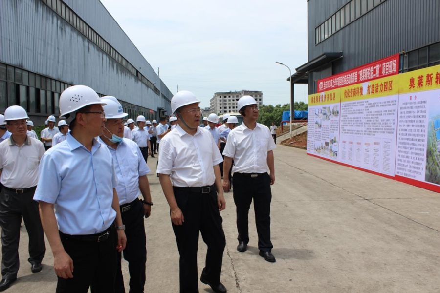 黄石市委副书记、市长吴锦莅临奥莱斯二期项目调研_M88体育